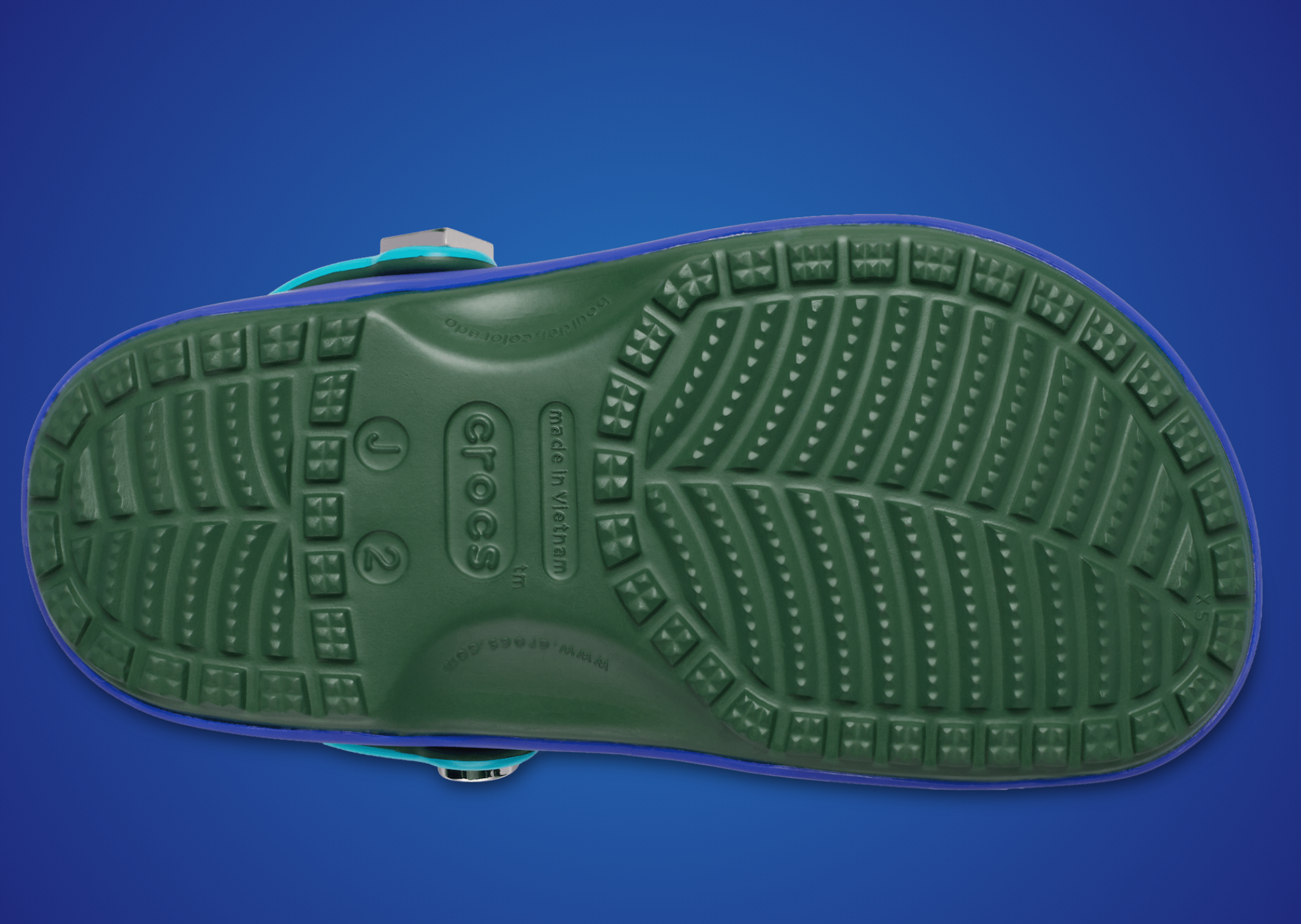 Minecraft x Crocs Classic Clog Chicken Jockey (GS) - Bottom