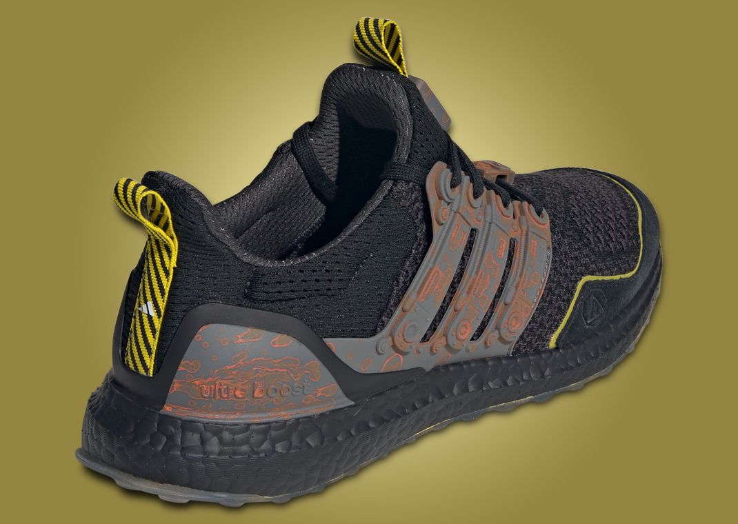 Fortnite x adidas Ultraboost 1.0 Battle Bus Core Black Heel