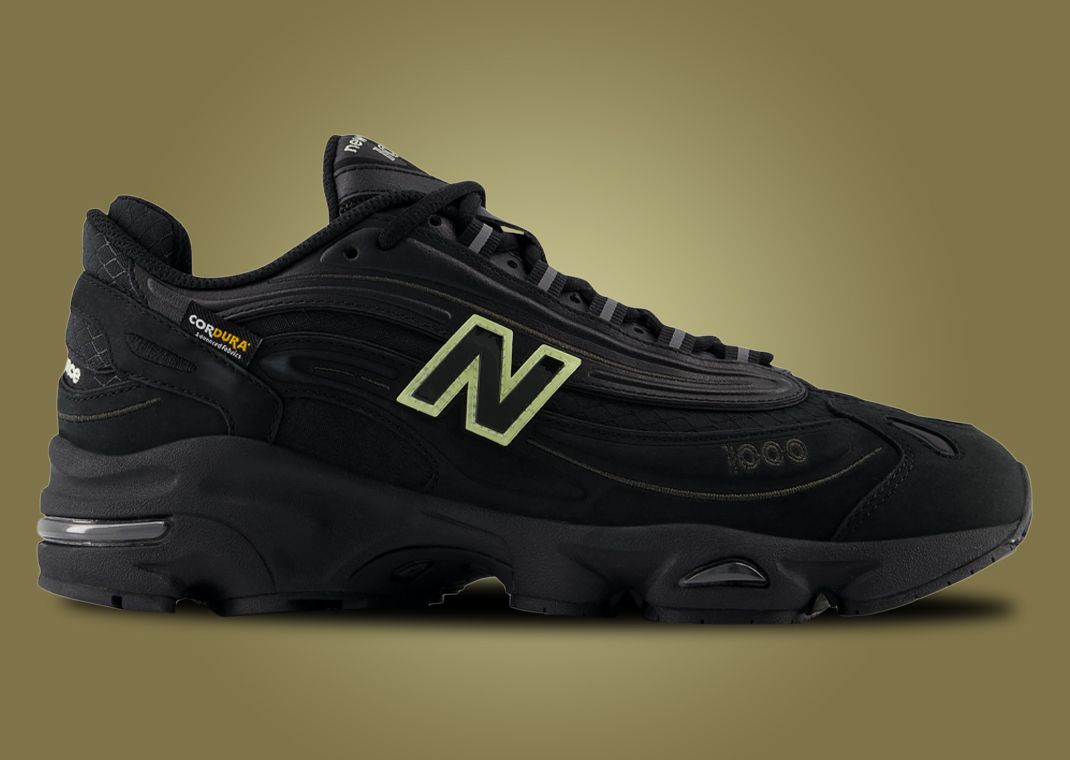 New Balance 1000 Cordura Black Lateral