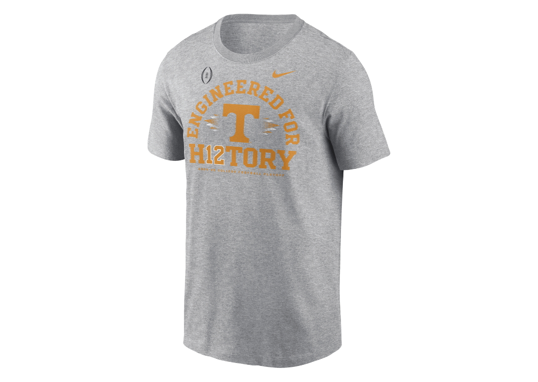 Tennessee Volunteers 2025 College Football Playoff Bound Engineered For History Men's Nike College T-Shirt