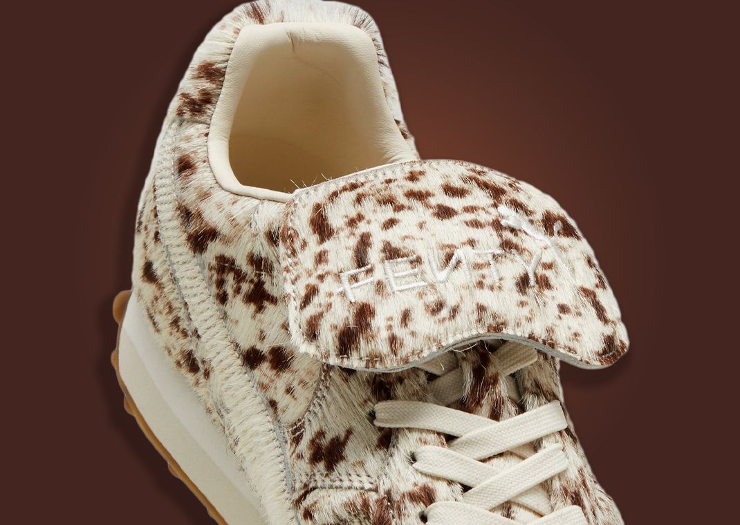 Fenty x Puma Avanti Faux Fur Cow Print Tongue Detail