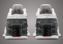 Martine Rose x Nike Shox MR4 Mule White (W) - Back
