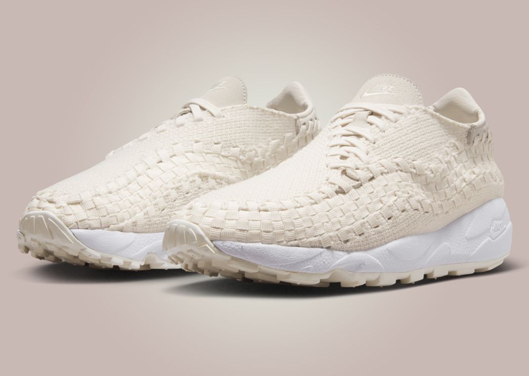 Nike Air Footscape Woven Phantom Light Bone Angle