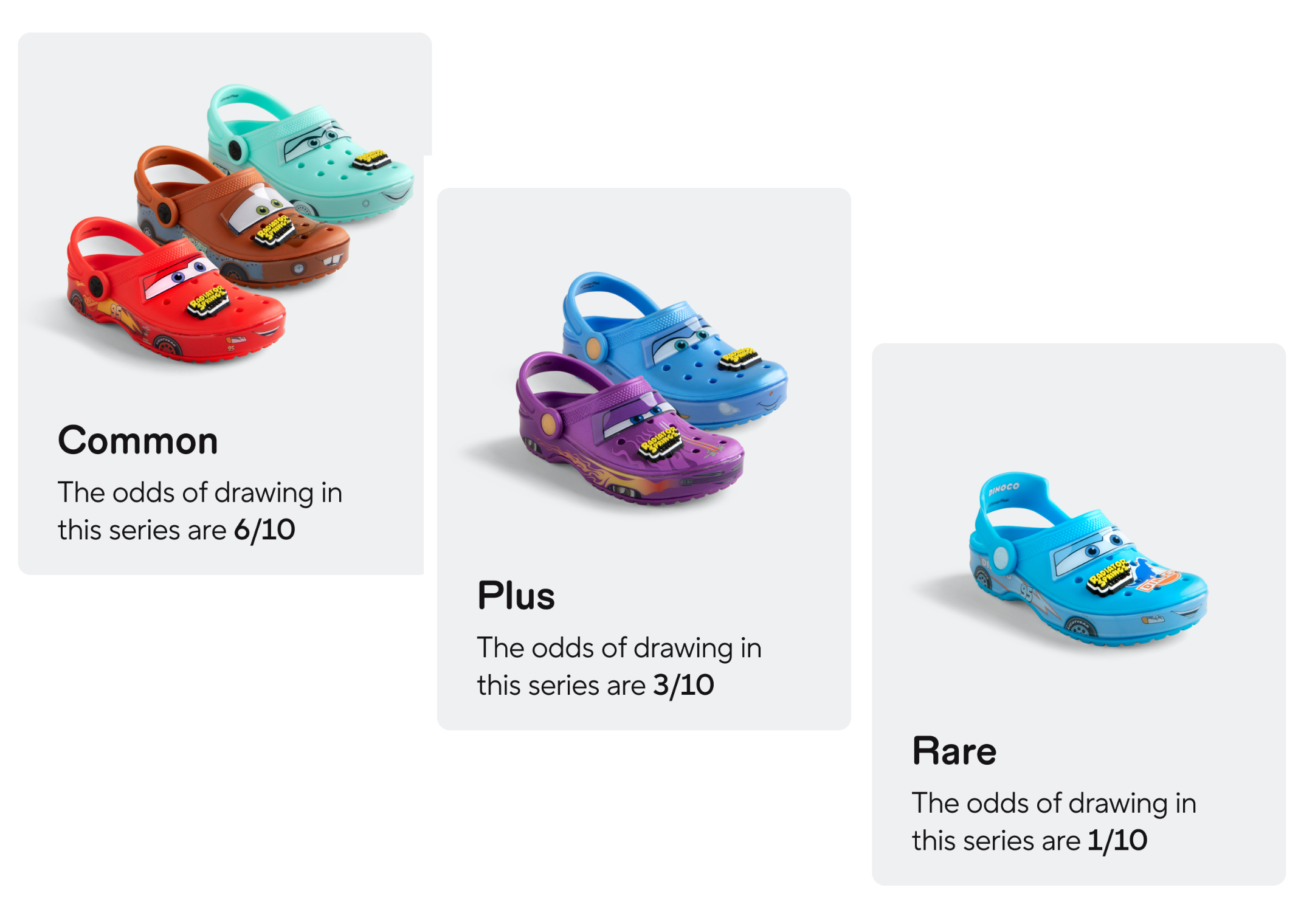 Cars x Crocs Blind Box Collection