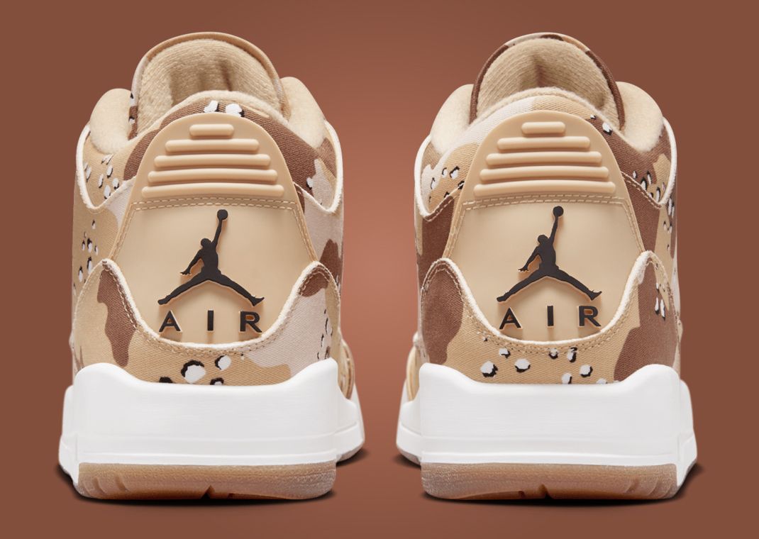 Air Jordan 3 Retro TEX WNBA Camo (W) Heel