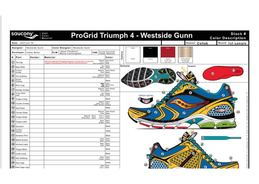 Westside Gunn x Saucony ProGrid Triumph 4