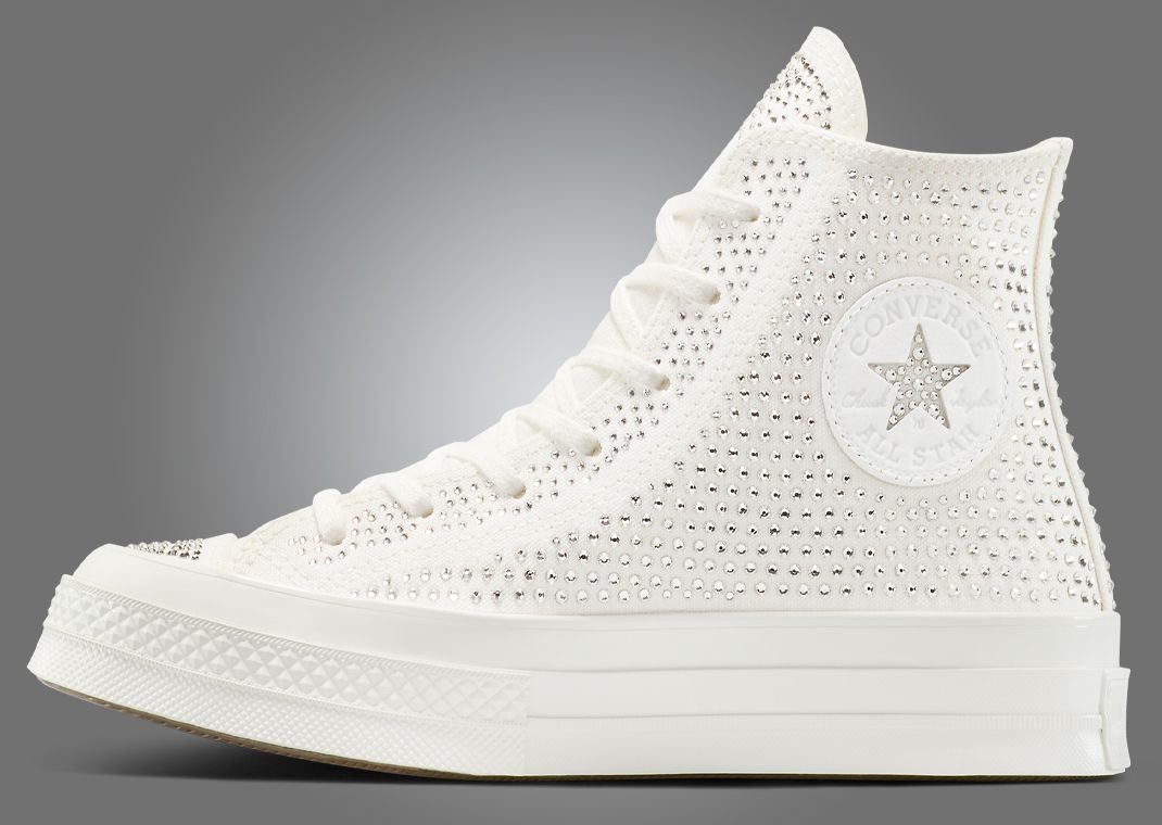 Swarovski x Converse Chuck Taylor White Medial