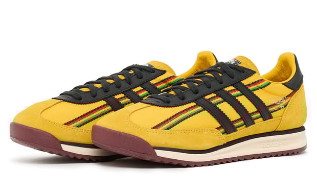 The Expansive Bob Marley x adidas Collection adds a Yellow SL 72
