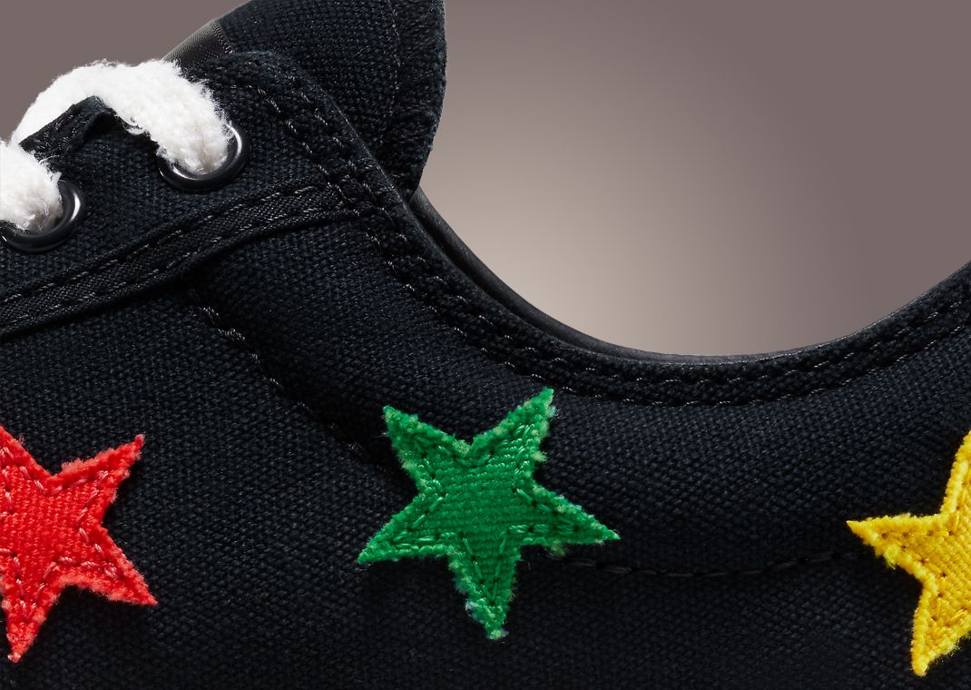 Daily Paper x Converse Star Player 76 Ox Black Detail