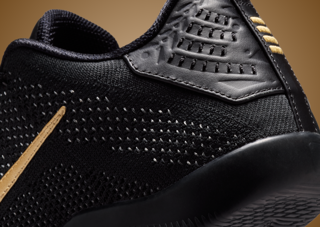 Nike Kobe 11 Elite Protro Fade to Black heel detail