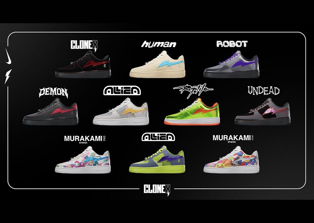 RTFKT's Nike Air Force 1 Collection