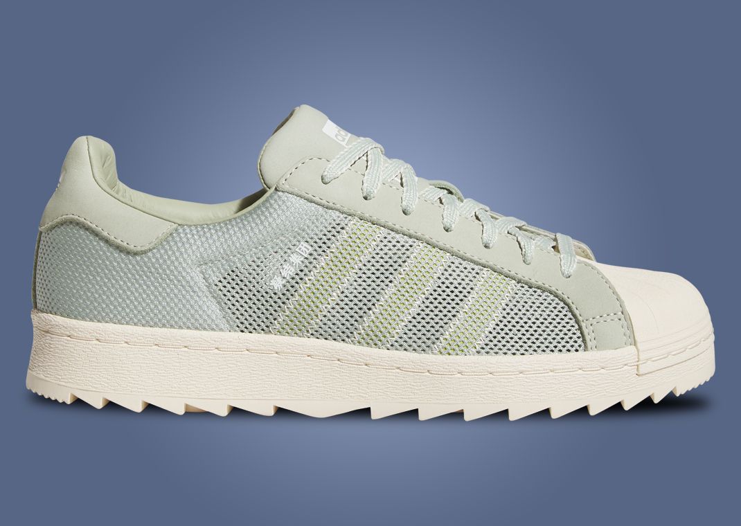 CLOT x adidas Superstar Wonder White Lateral