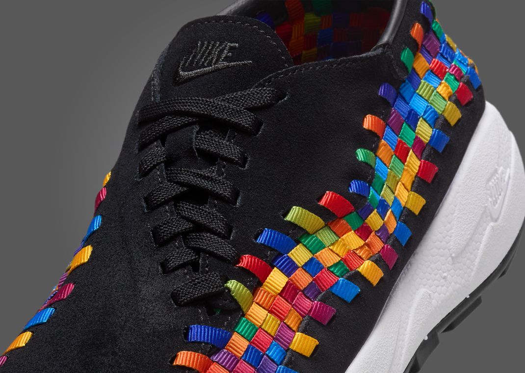 Nike Air Footscape Woven Black Rainbow Detail