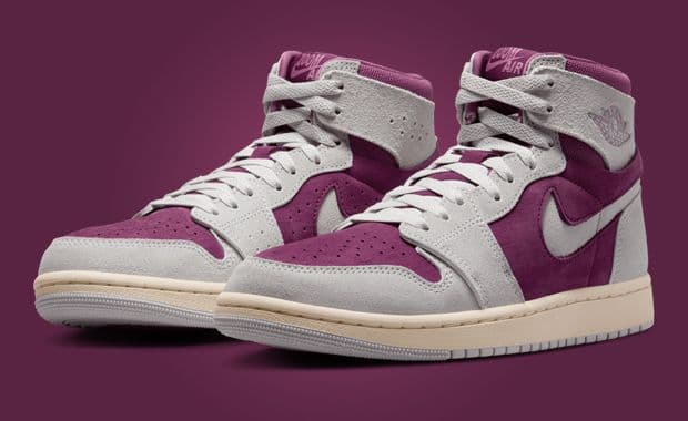 Air Jordan 1 High Zoom CMFT 2 Bordeaux Neutral Grey (W)