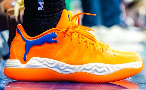 Breaking Rivalries: Knicks Guard Tyler Kolek Debuts a Puma Hali 1 PE