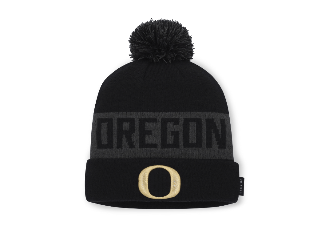 Oregon Alt Peak Men's Nike College Cuffed Pom Beanie