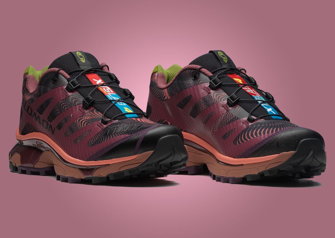 Salomon XT-4 OG Rave at Dawn Nocturne Tawny Port Angle