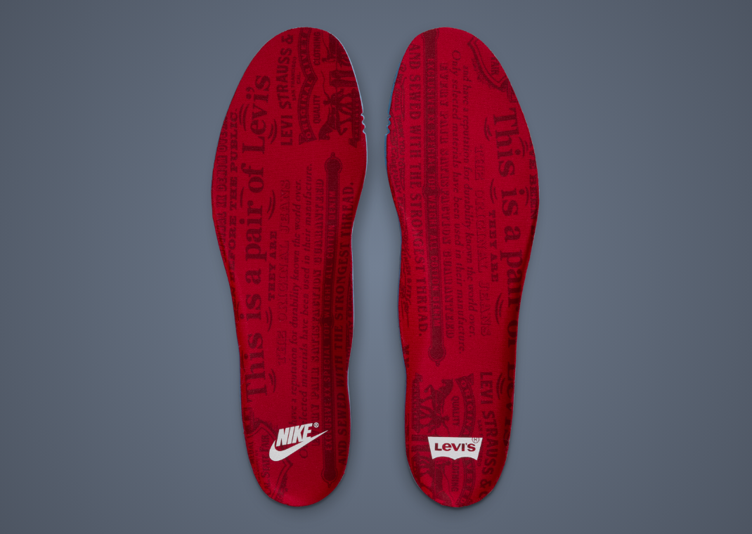 Levi’s x Nike Air Max 95 OG Light Orewood Brown Insole
