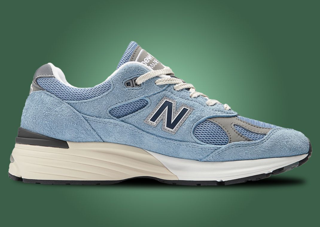 New Balance 991v2 Made in UK Celestial Blue Medial