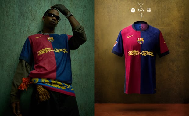 Travis Scott’s Cactus Jack x Nike FC Barcelona collection