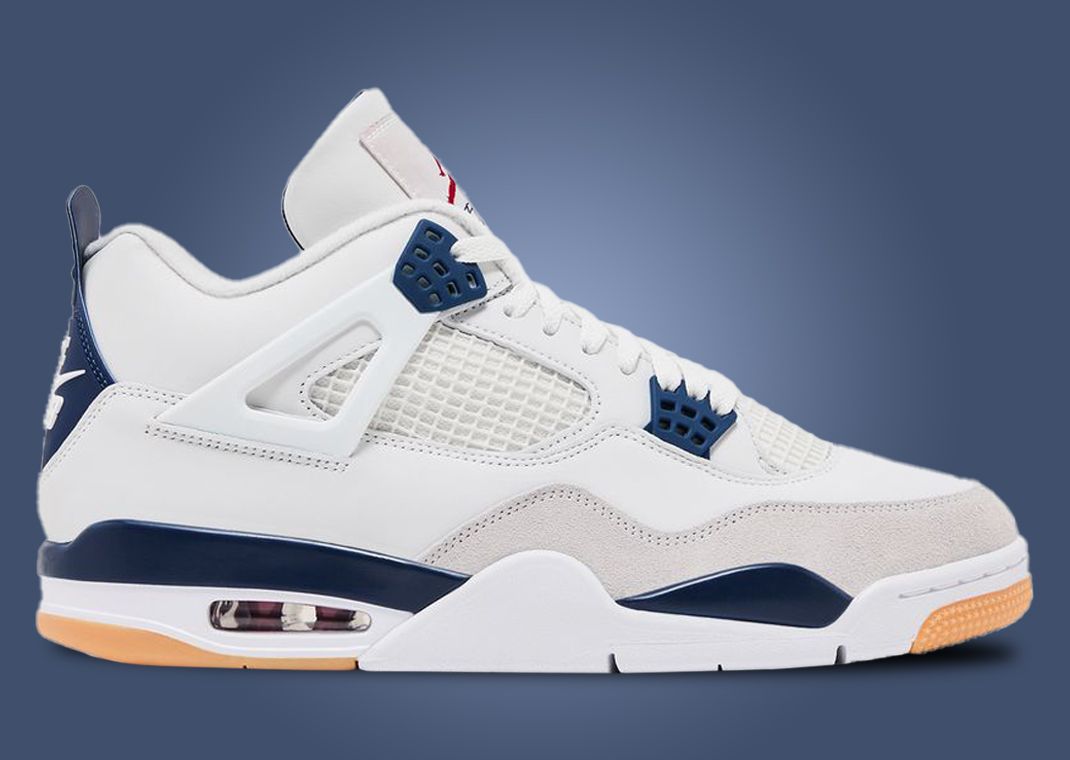 The Nike SB x Air Jordan 4 Summit White Navy Releases March 2025