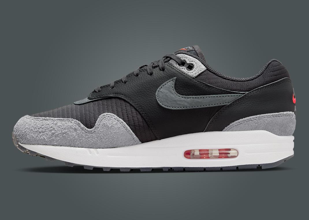 Nike Air Max 1 Premium Dark Smoke Grey Medial Right