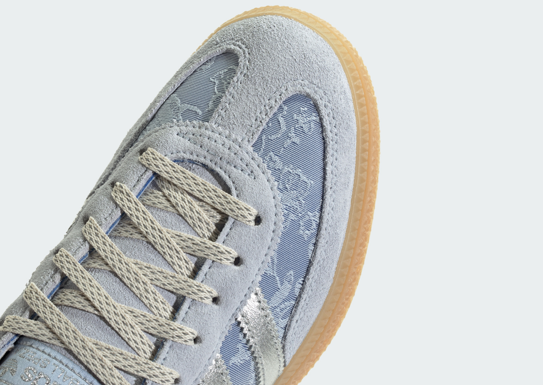 Liberty London x adidas Handball Spezial Delft Blue (W) - Detail