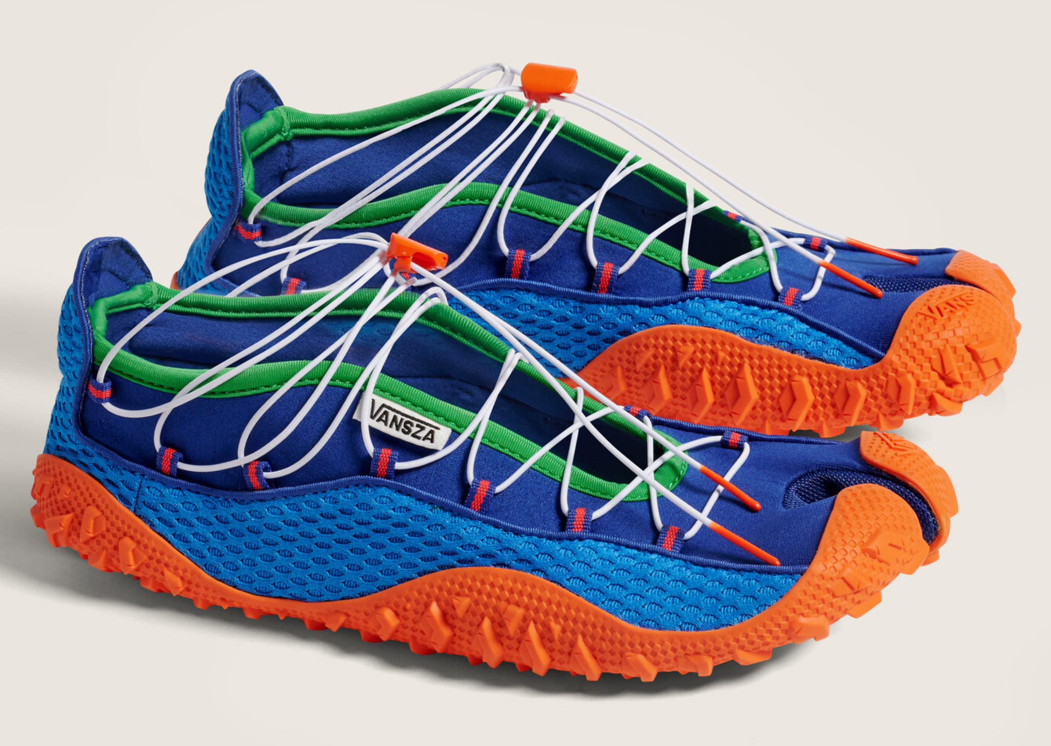 SZA x Vansza LX Tabi Hiker Blue Orange