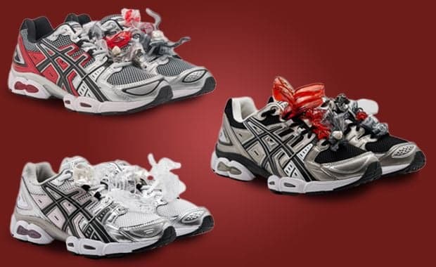 Asics Employs Florence Tétier For An Ultra-Limited Collection Of Gel-Nimbus 9s With Floral Jewelry