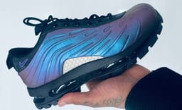 Nike Stomps into Paris Fashion Week with a Pair of Goadome Foamposite Lows in Eggplant Purple