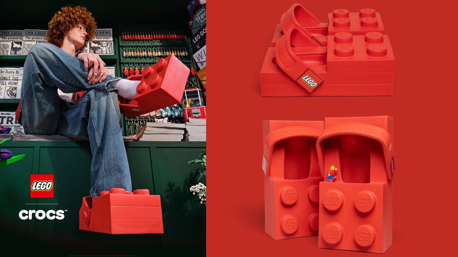 LEGO and Crocs Announce Long-Term Partnership with LEGO Brick Clogs