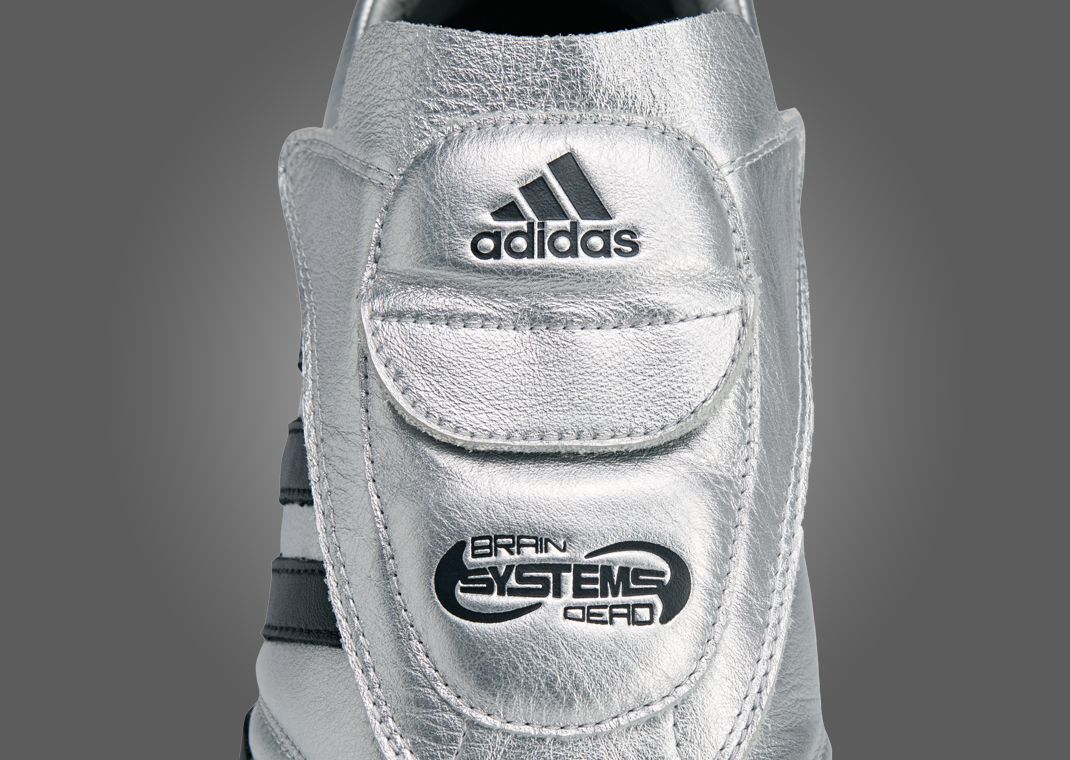 Brain Dead x adidas Taekwondo Metallic Silver - Tongue