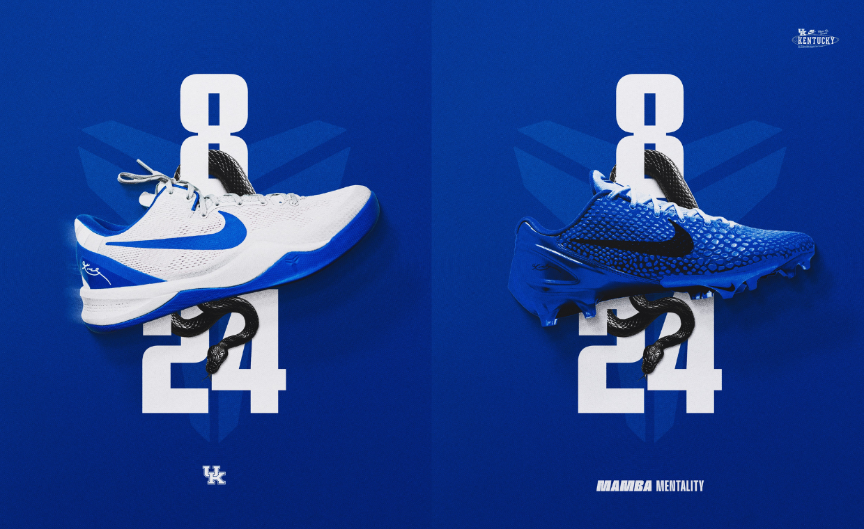 The University of Kentucky Football Team Has a New Nike Kobe 6 Cleat