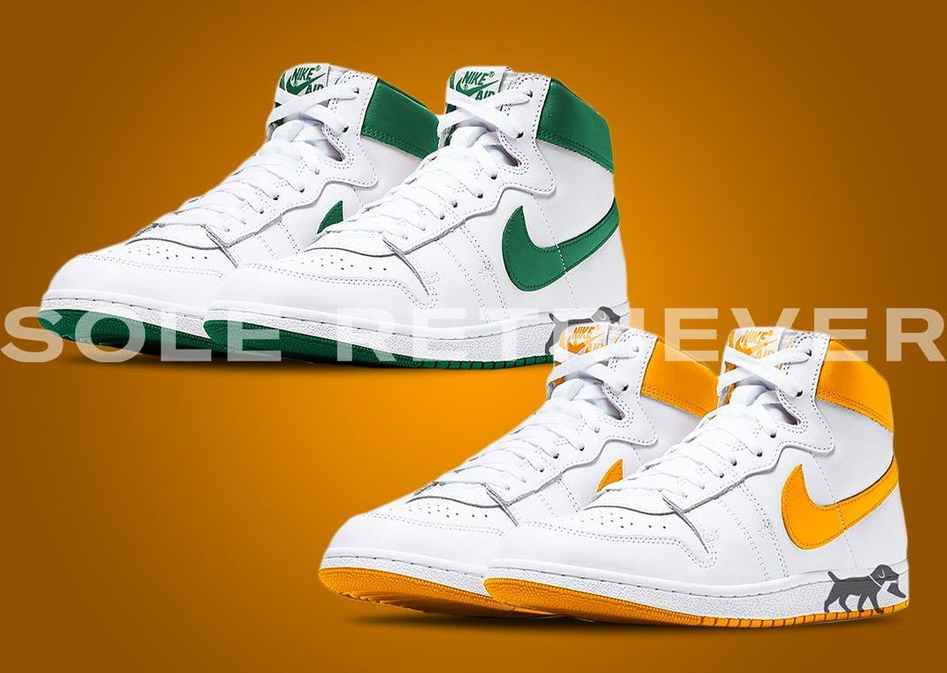 Jordan Air Ship Pine Green & University Gold