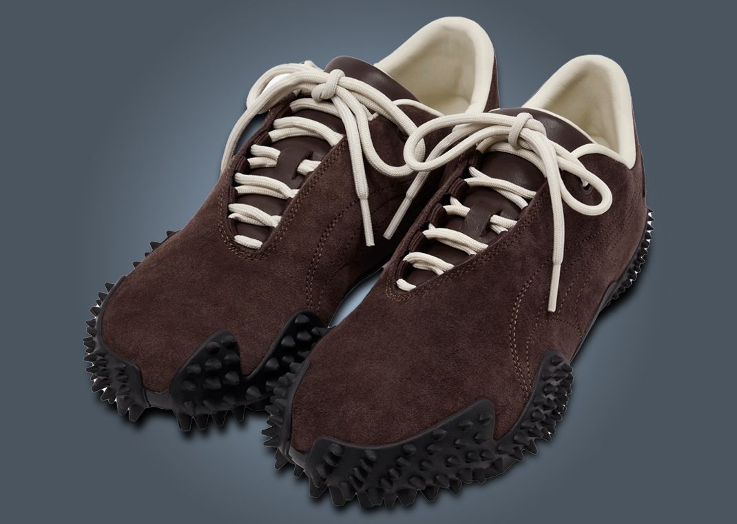 JJJJound x Puma Mostro Dark Chocolate Angle