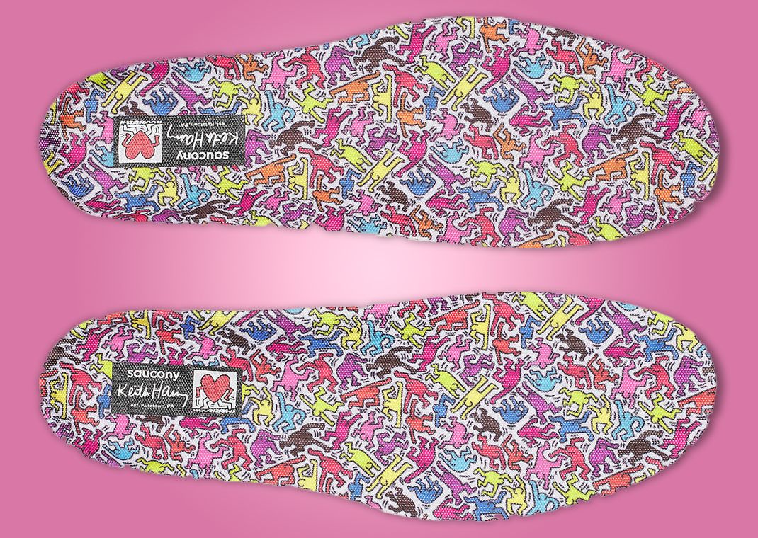 Keith Haring x Saucony Ride 18 Insole
