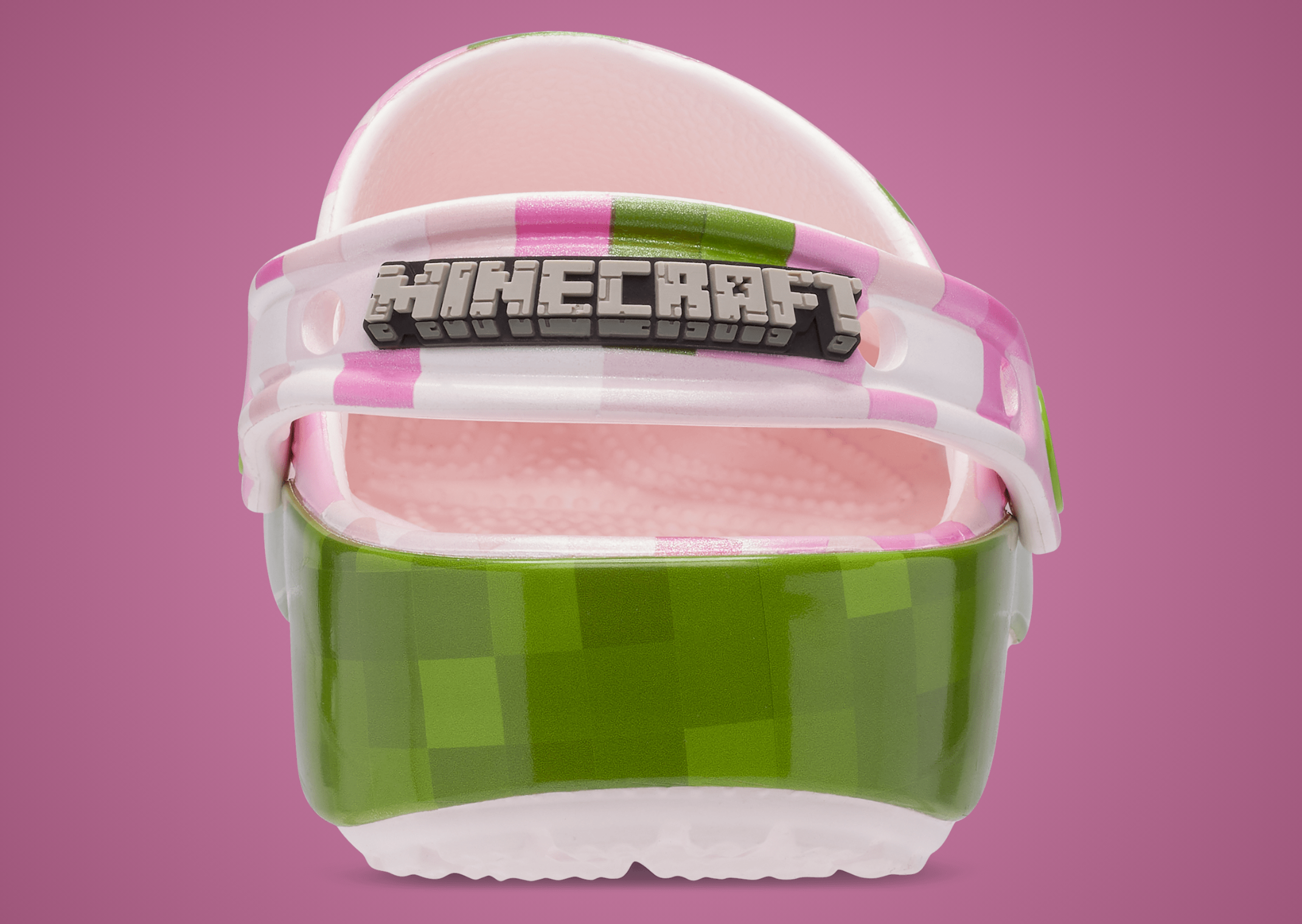 Minecraft x Crocs Classic Clog Cherry Blossom (GS) - Back