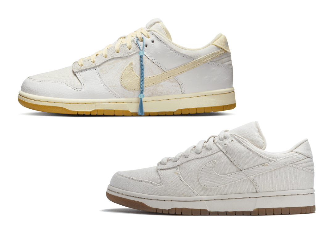 Nike Dunk Low Tokyo (top) and Nike SB Dunk Low Tokyo (bottom)