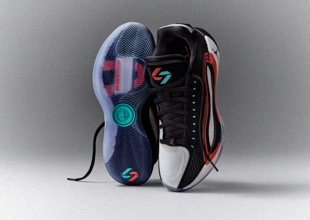 Jordan Luka 4 Bloodline Top and Outsole