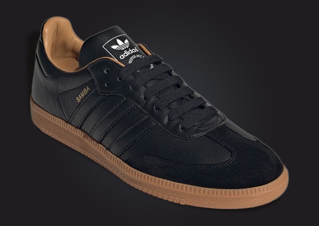 adidas Samba OG Made in Italy Black Gum Angle