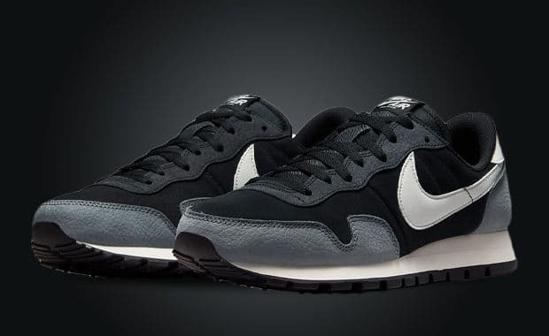 Black And Cool Grey Cover This Nike Air Pegasus 83