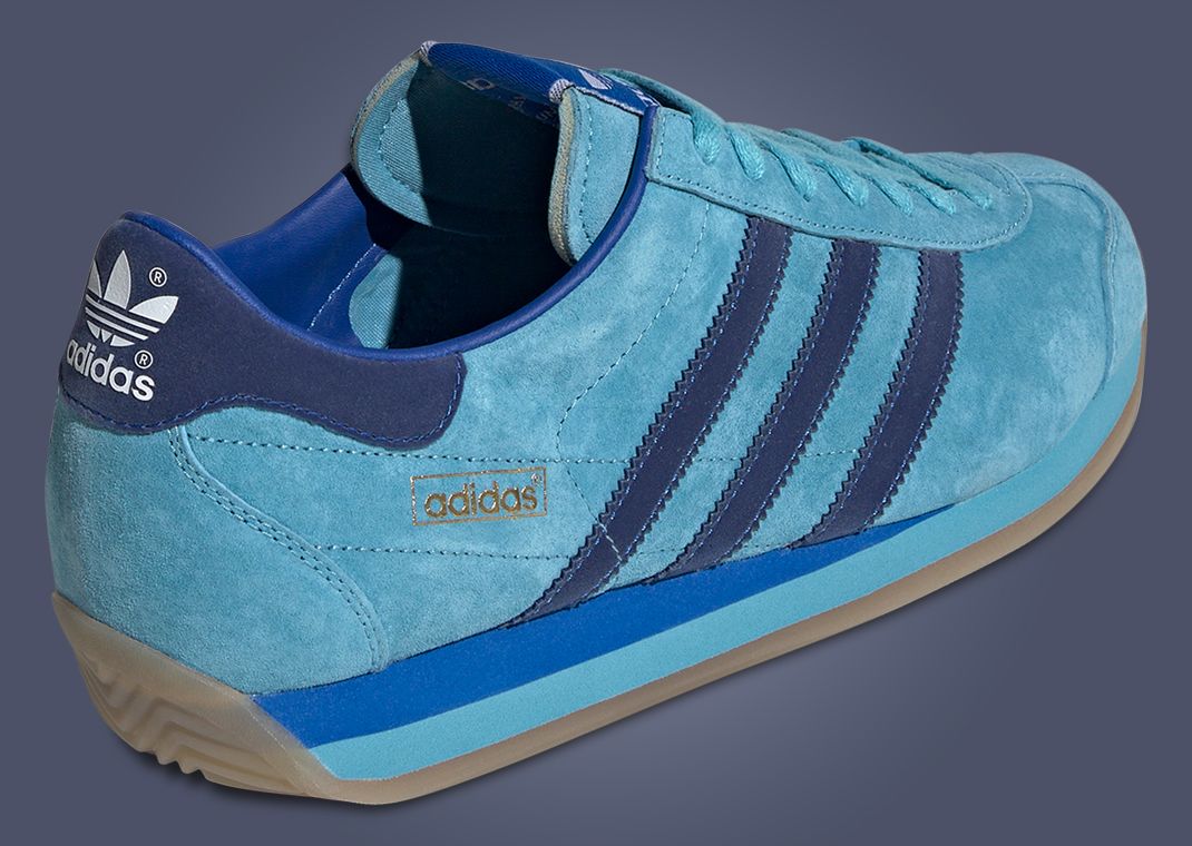adidas Country Japan Preloved Blue Heel Angle