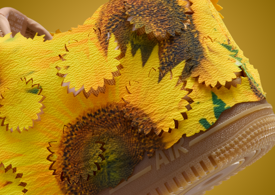 Nike Air Force 1 Low Sunflower heel details