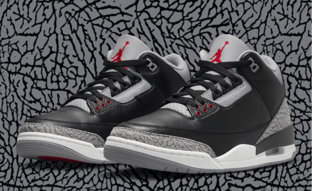 The Air Jordan 3 Black Cement Releases November 2024 