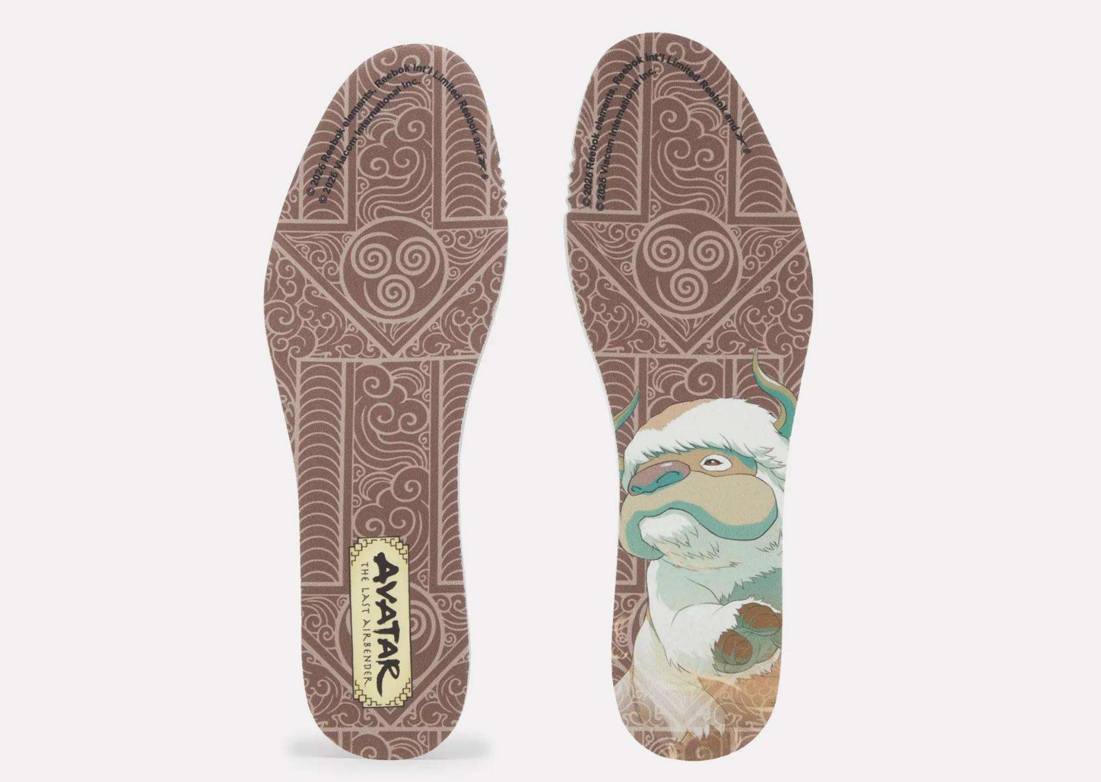 Avatar: The Last Airbender x Reebok Club C 85 Appa - Insoles