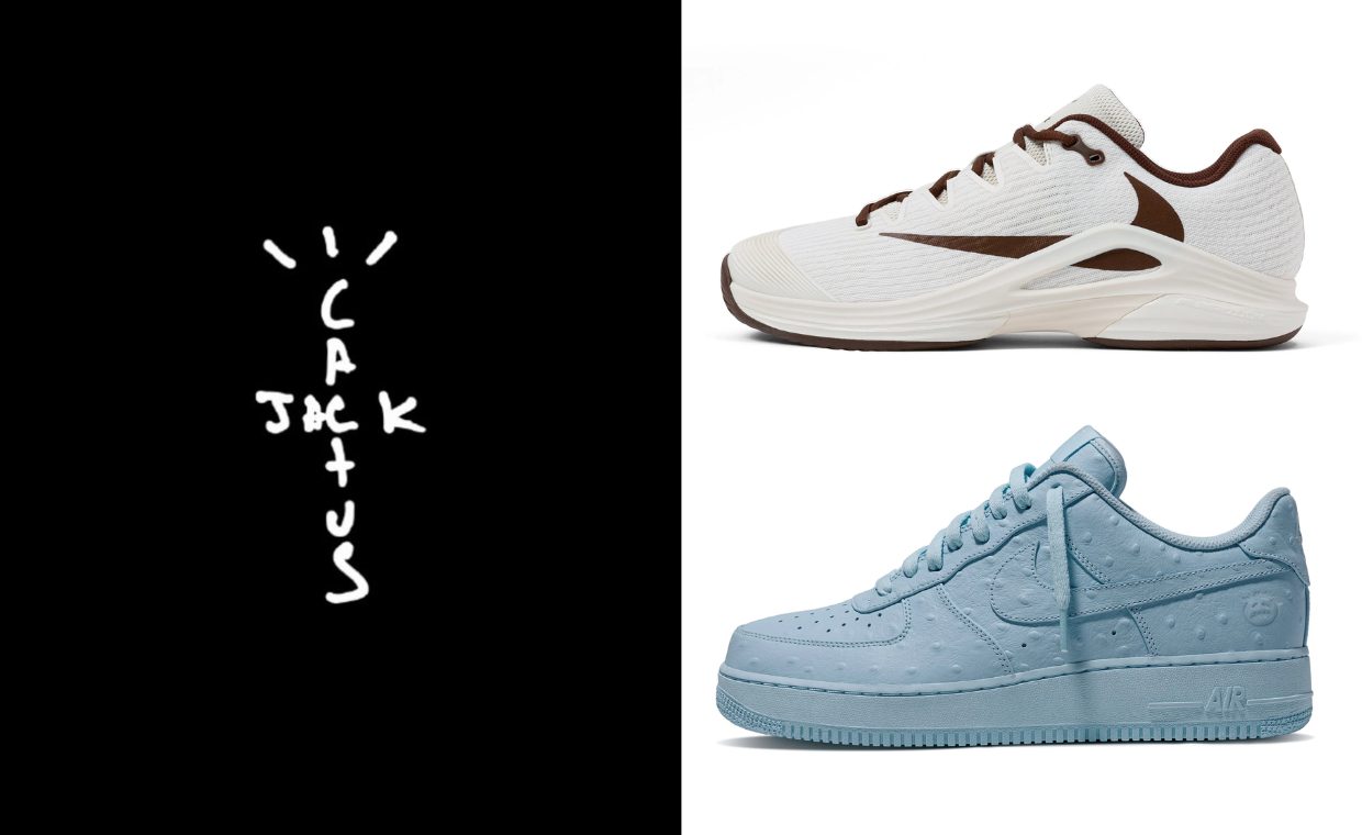 Travis Scott x Nike Air Force 1 Low and Zoom Vapor 12