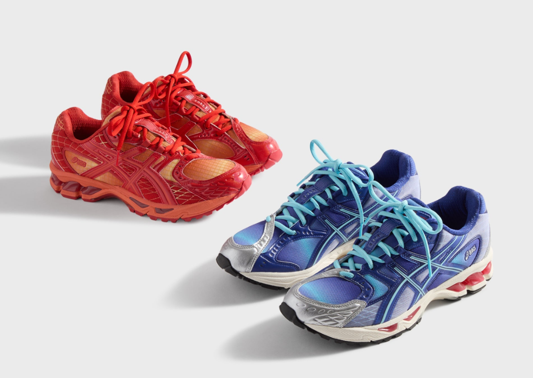 Kith x Marvel vs. Capcom x Asics Gel-Nimbus 10.1 Iron Man vs. Mega Man Angle