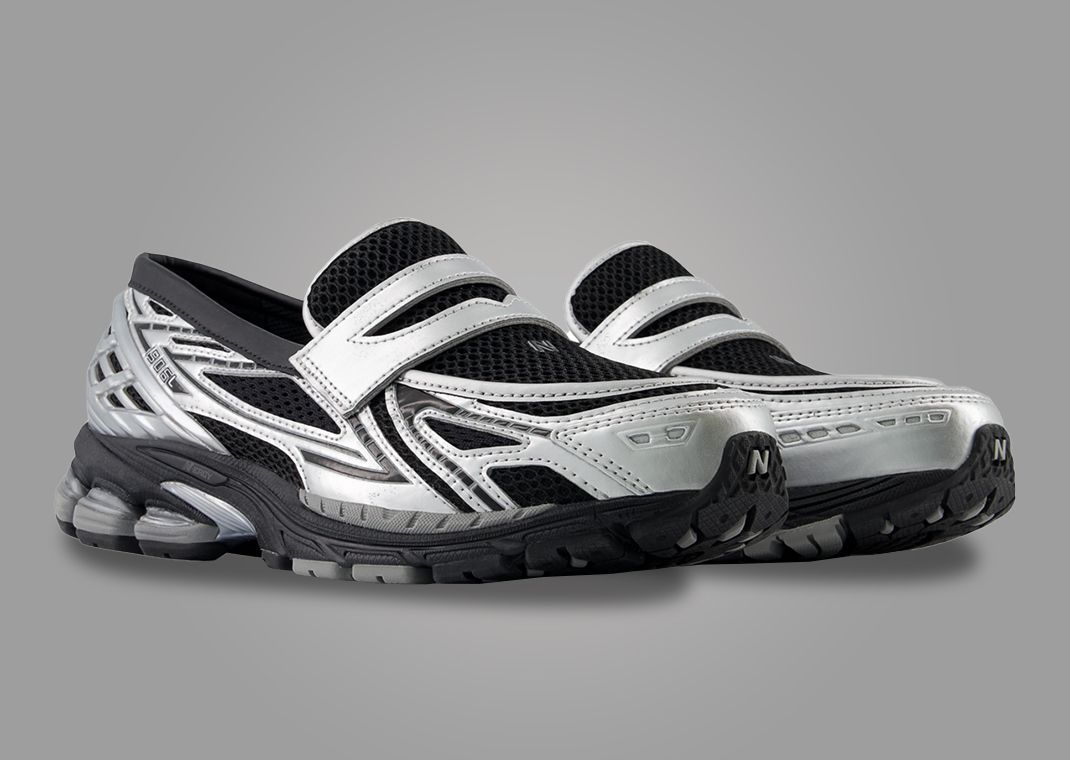 New Balance 1906L Loafer Silver Metallic Black Angle