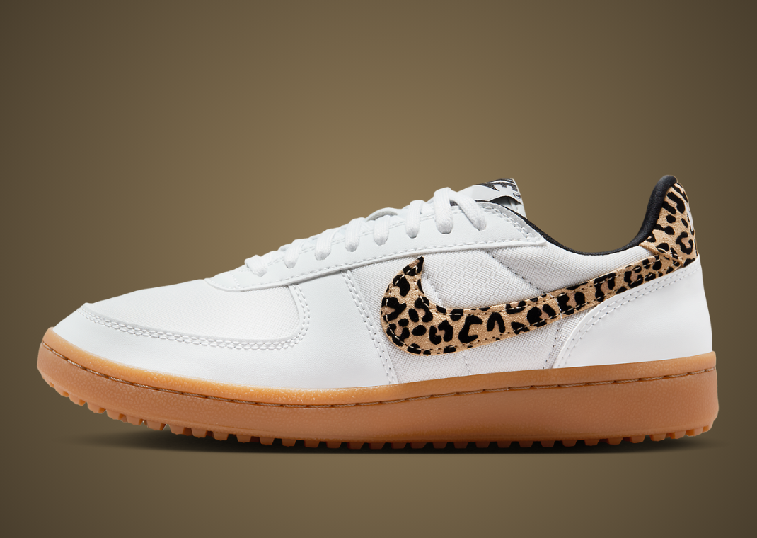 Nike Field General Leopard Print Off-White (W) Lateral