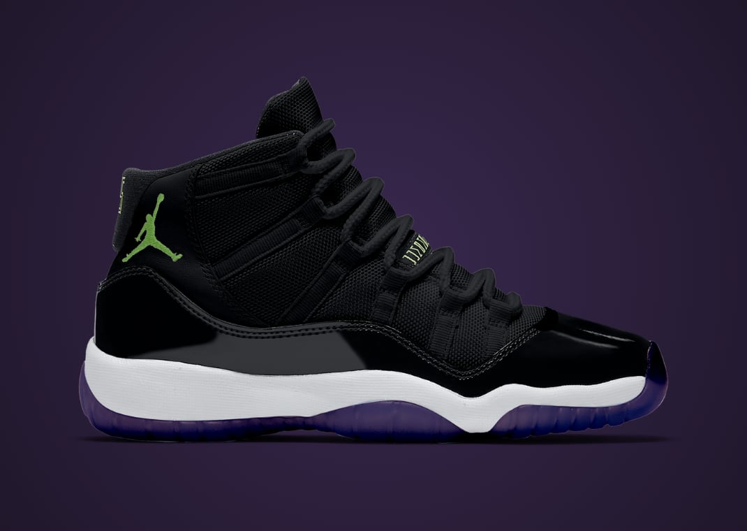 Air Jordan 11 Retro Black Dark Raisin (GS)
